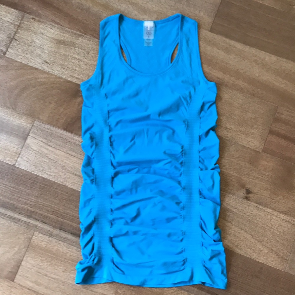 CALIA brand Racerback tank, aqua blue, Sz Small